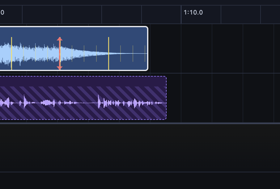 LoopCut editor with BPM detection + beat-aligned trim marker